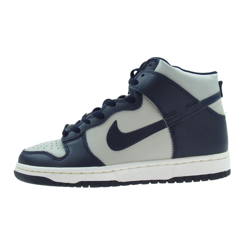 NIKE ナイキ 630335-041 99年製 復刻 DUNK HIGH LIGHT ZEN GREY ジョージタウン大学 ダンク ハイ ライトゼングレー スニーカー ネイビー系 グレー系 26cm【極上美品】【中古】