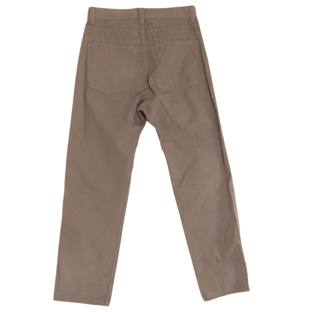 ルメール 21SS M211 PA167 LF288 Taupe Tapered 5 Pocket Trousers トープ テーパード 5ポケット チノ トラウザー パンツ グレー系 44【中古】
