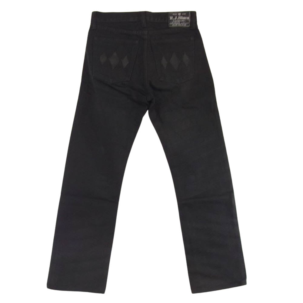 R.J.B アールジェイビー D105BK BLACK DENIM ブラック デニム パンツ ブラック系 28【中古】