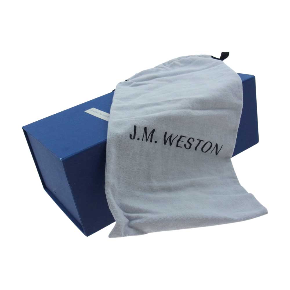J.M WESTON ジェイエムウエストン スエード コインローファー  ダークブラウン系 UK6.5D【中古】