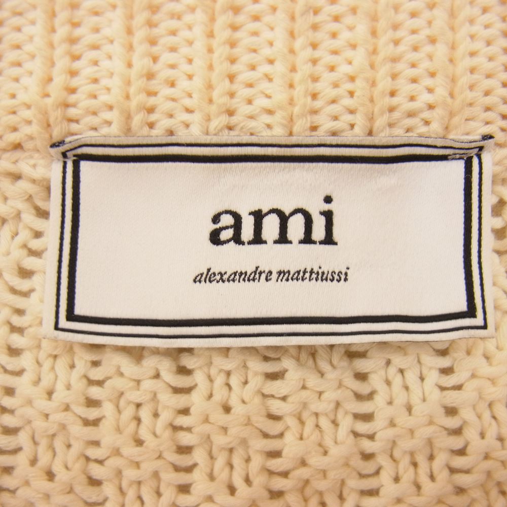 アミアレクサンドレマテュッシ A19K003 Oversize crewneck sweater クルーネック ニット オフホワイト系 S【中古】