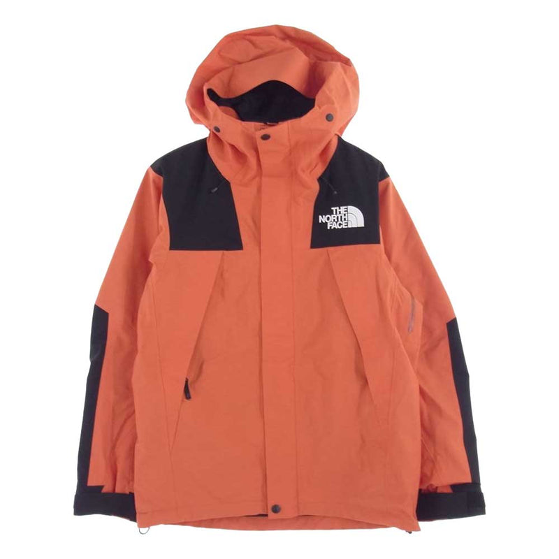 THE NORTH FACE ノースフェイス NP61800 MOUNTAIN JACKET GORE-TEX マウンテン ジャケット ゴアテックス オレンジ系 ブラック系 オレンジ系 XS【中古】