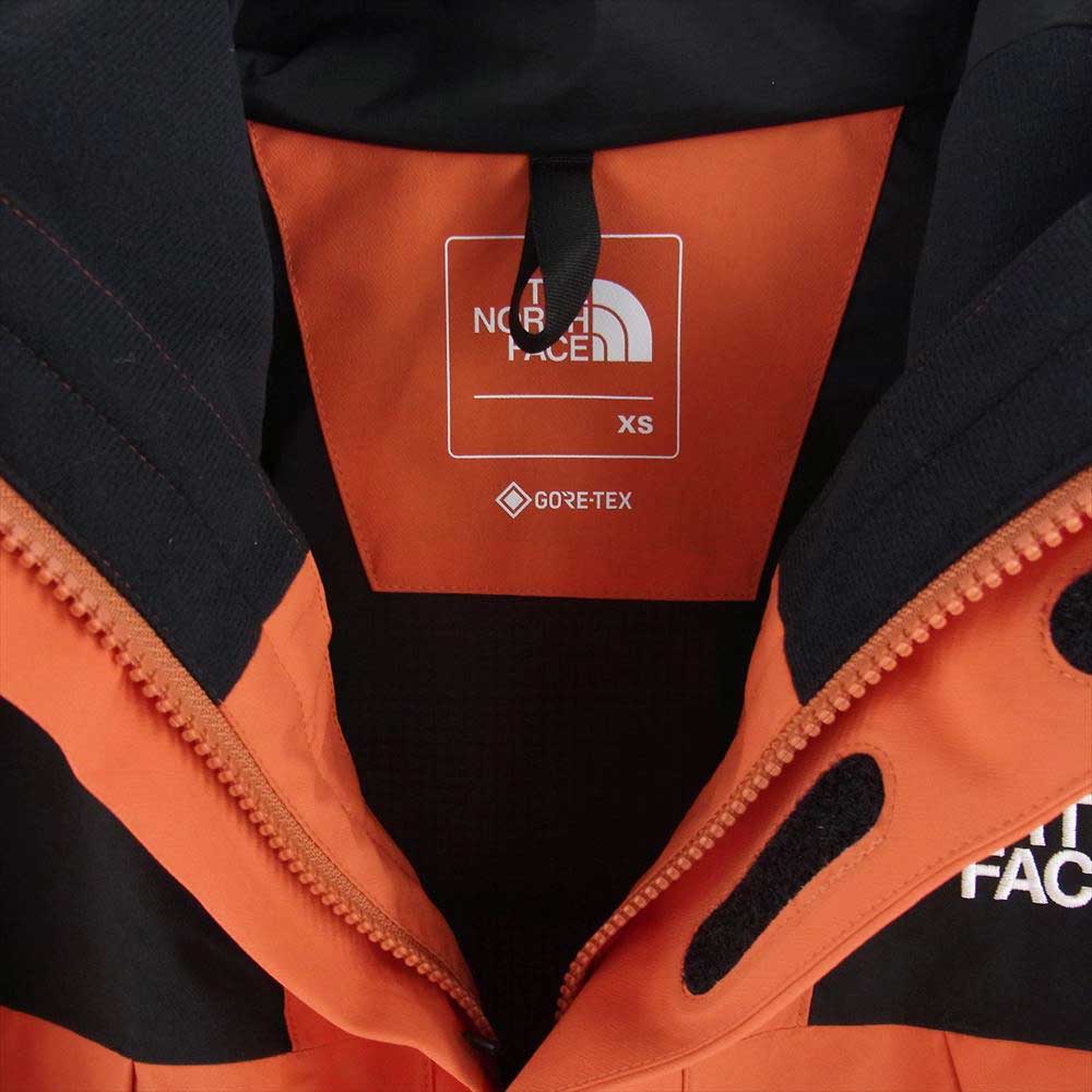 THE NORTH FACE ノースフェイス NP61800 MOUNTAIN JACKET GORE-TEX マウンテン ジャケット ゴアテックス オレンジ系 ブラック系 オレンジ系 XS【中古】