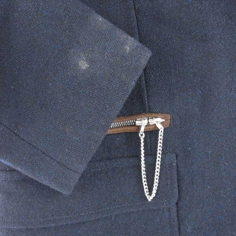SOPHNET. ソフネット SOPH-134006 BRITISH TWEED 3 BUTTON JACKET ブリティッシュ ツイード 3B ジャケット ダークネイビー系 M【中古】