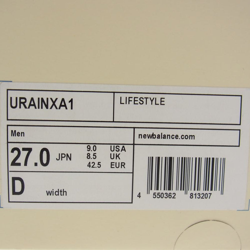 NEW BALANCE ニューバランス URAINXA1 スエード トレッキング ブーツ シューズ ライトブラウン系 27cm【中古】