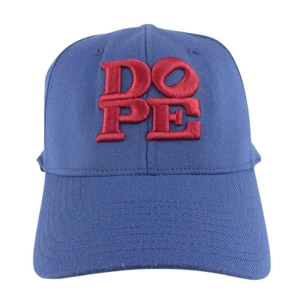 HYSTERIC GLAMOUR ヒステリックグラマー DOPE ロゴ キャップ ネイビー系【中古】