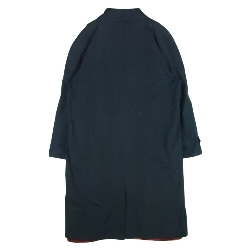 タウンクラフト 80s 青タグ ヴィンテージ ライナー着脱可 ステンカラー コート ダークネイビー系 42【中古】