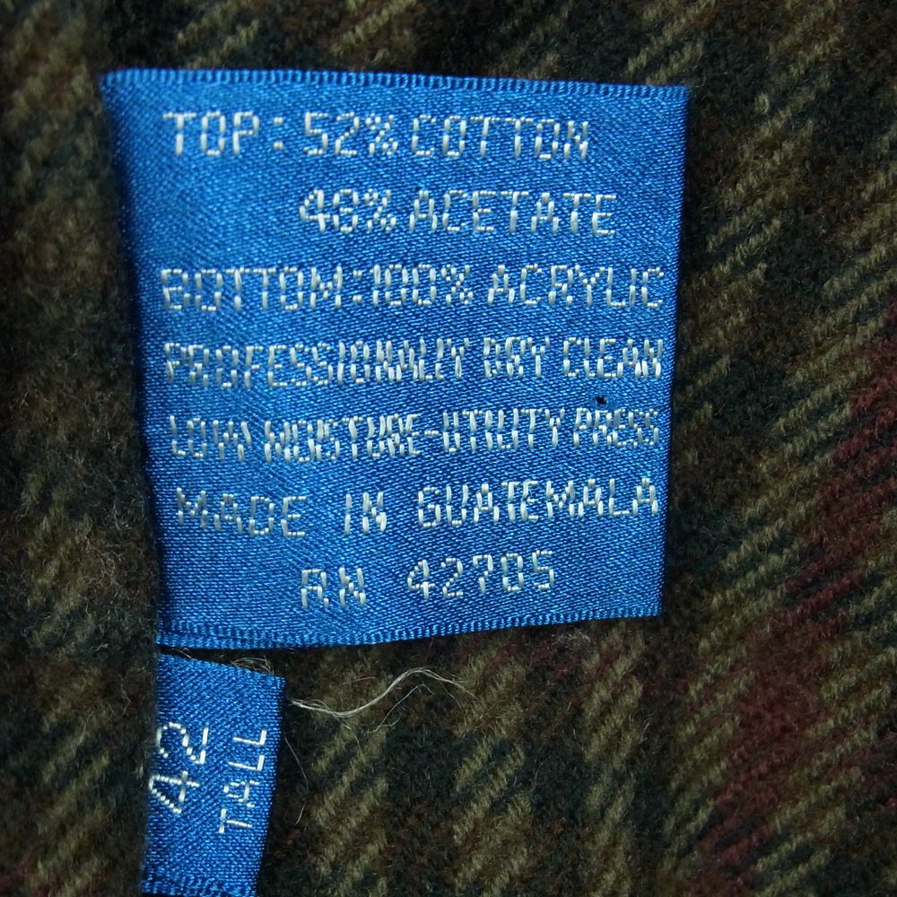 タウンクラフト 80s 青タグ ヴィンテージ ライナー着脱可 ステンカラー コート ダークネイビー系 42【中古】