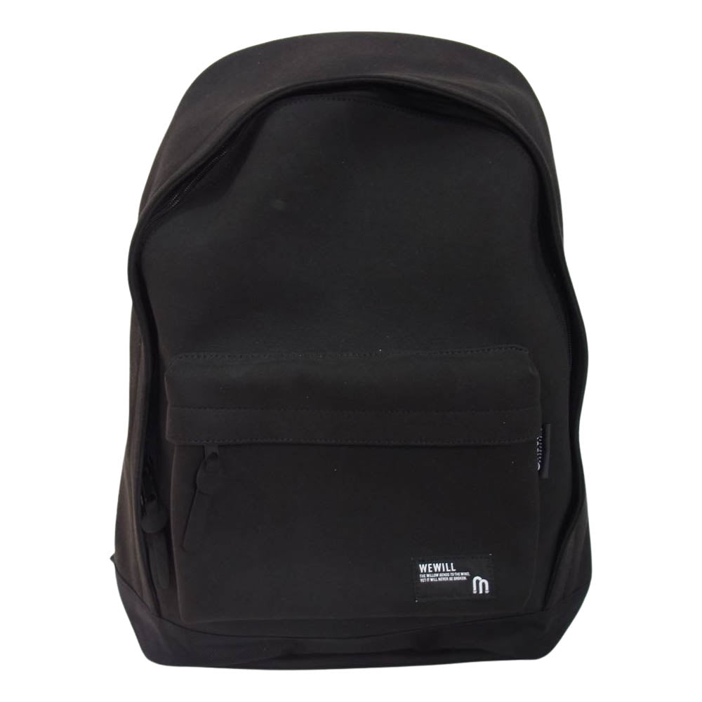 ウィーウィル OUTDOOR アウトドア バックパック リュック ブラック ブラック系【美品】【中古】
