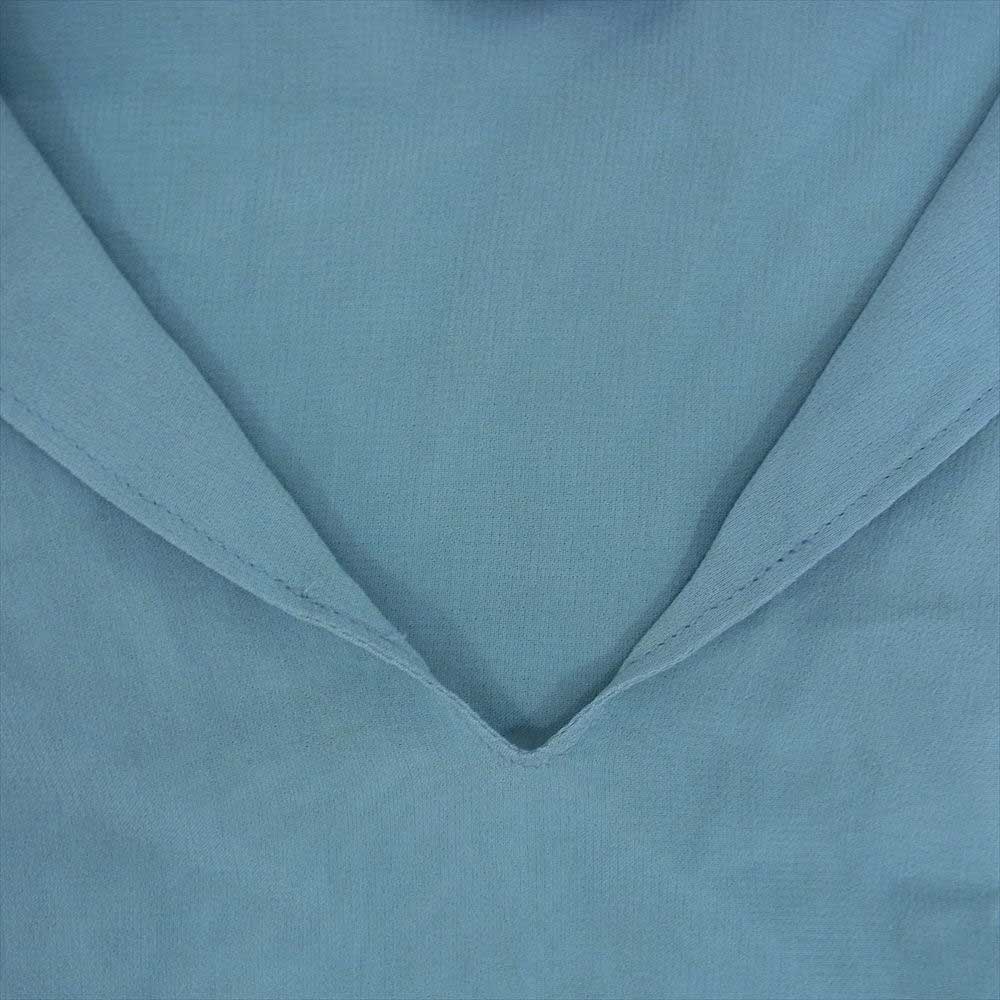 ロク SHEER SAILOR COLLAR BLOUSE セーラー カラー ブラウス ブルー系 36【中古】
