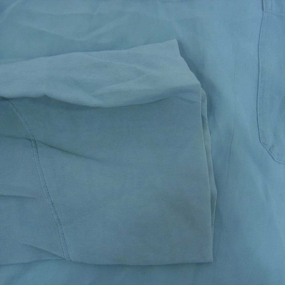 ロク SHEER SAILOR COLLAR BLOUSE セーラー カラー ブラウス ブルー系 36【中古】