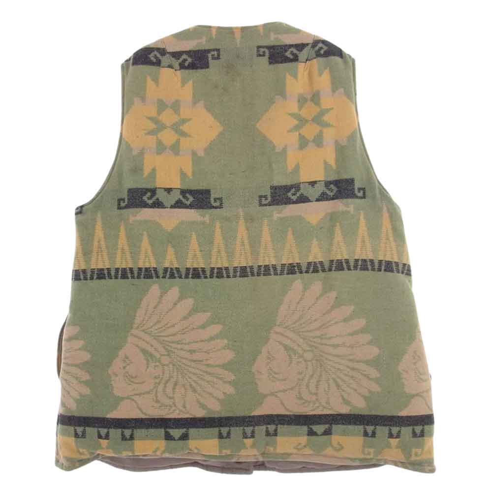 VISVIM ビズビム 2021 0121405013004 hiroki nakamura folk forms collection 限定 kora down vest ヴィンテージブランケット ダウン ベスト 4【中古】