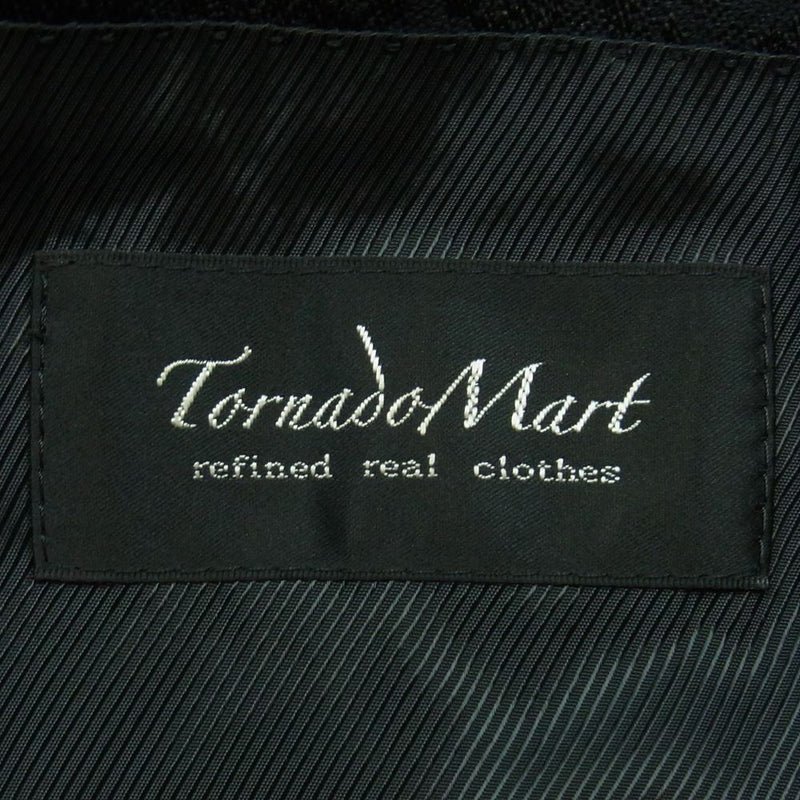 TORNADO MART トルネードマート TJK-5102 ジャカート テーラード ジャケット スーツ 総柄 中国製 ブラック系 19 L【中古】