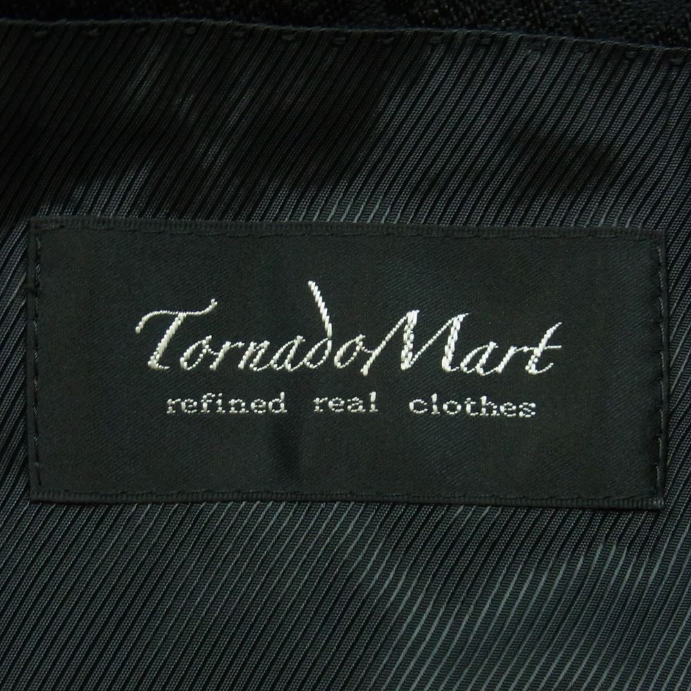 TORNADO MART トルネードマート TJK-5102 ジャカート テーラード ジャケット スーツ 総柄 中国製 ブラック系 19 L【中古】