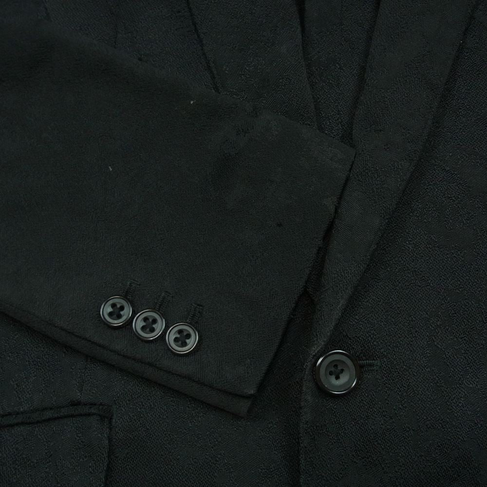 TORNADO MART トルネードマート TJK-5102 ジャカート テーラード ジャケット スーツ 総柄 中国製 ブラック系 19 L【中古】