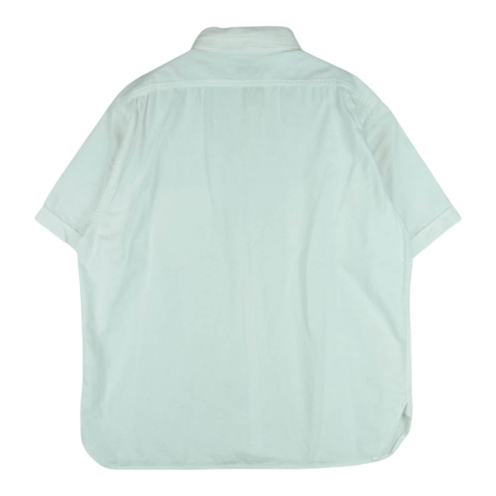 TENDERLOIN テンダーロイン T-G.S SHT PIQUE ピケ 半袖 ワーク シャツ コットン 日本製 ホワイト系 S【中古】