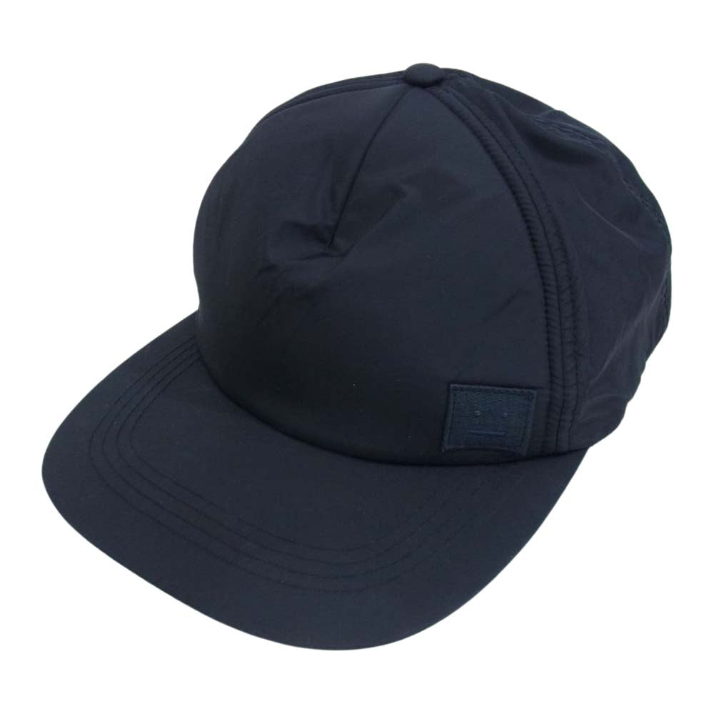 ACNE STUDIOS アクネストゥディオズ フェイスパッチ キャップ  ダークネイビー系 59cm【中古】