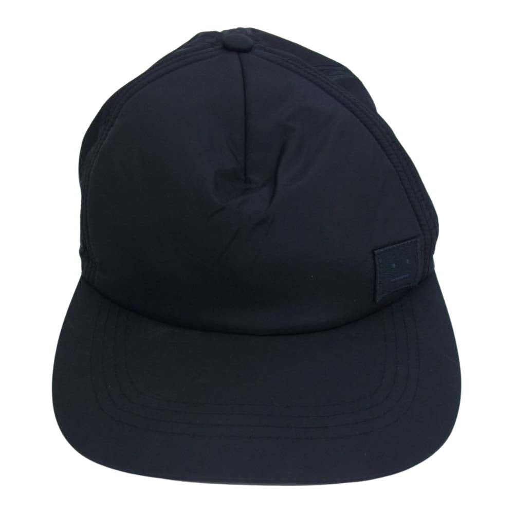 ACNE STUDIOS アクネストゥディオズ フェイスパッチ キャップ  ダークネイビー系 59cm【中古】