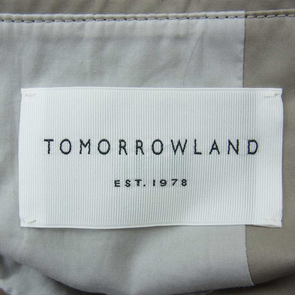 TOMORROWLAND トゥモローランド 63-07-71-07104 63-07-71-04104 テーラードジャケット パンツ セットアップ ベージュ系 44 46パンツ【中古】