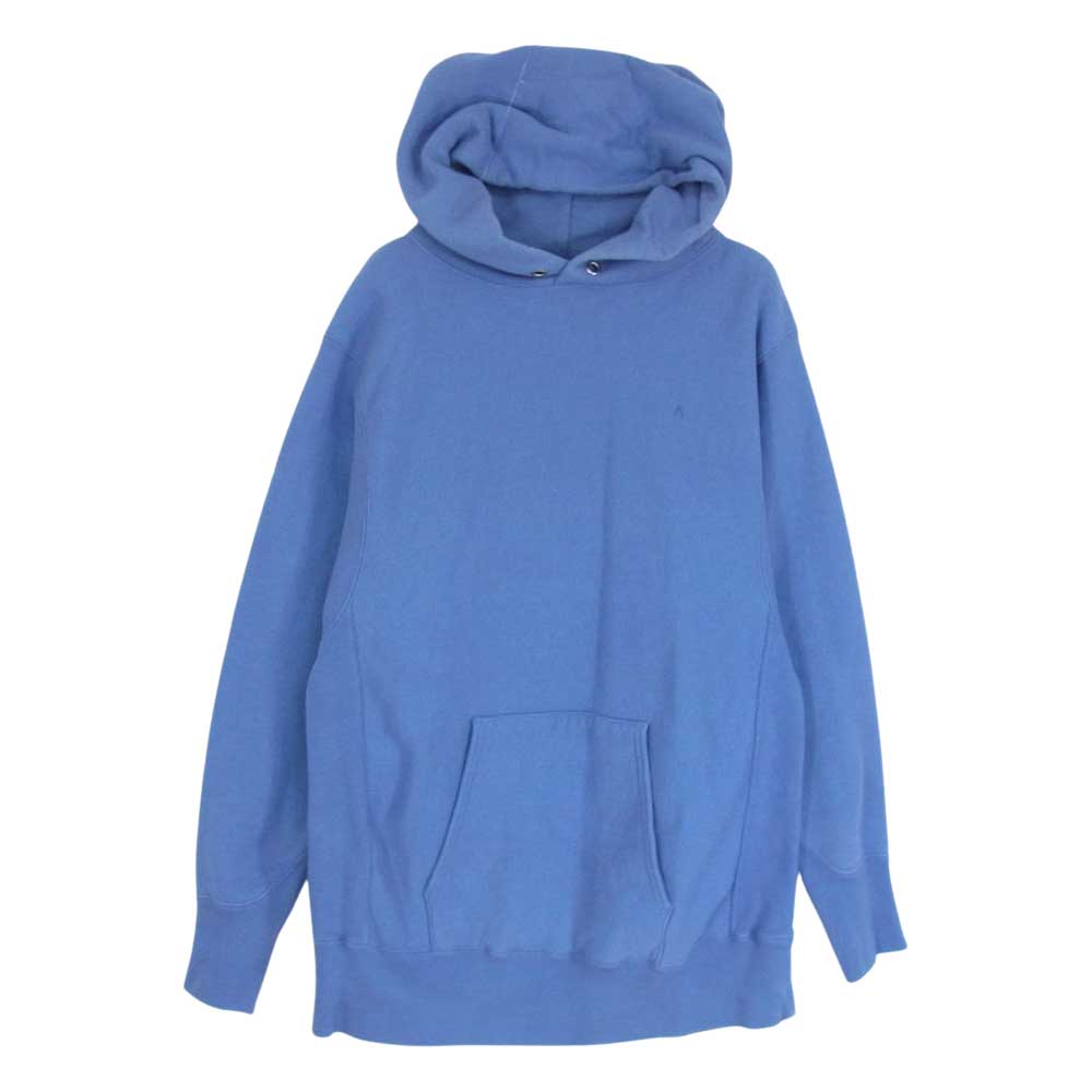 エイトン KK.AG.BM.1950 NATURAL DYE URAKE HOODIE スウェット パーカー ブルー系 04【中古】