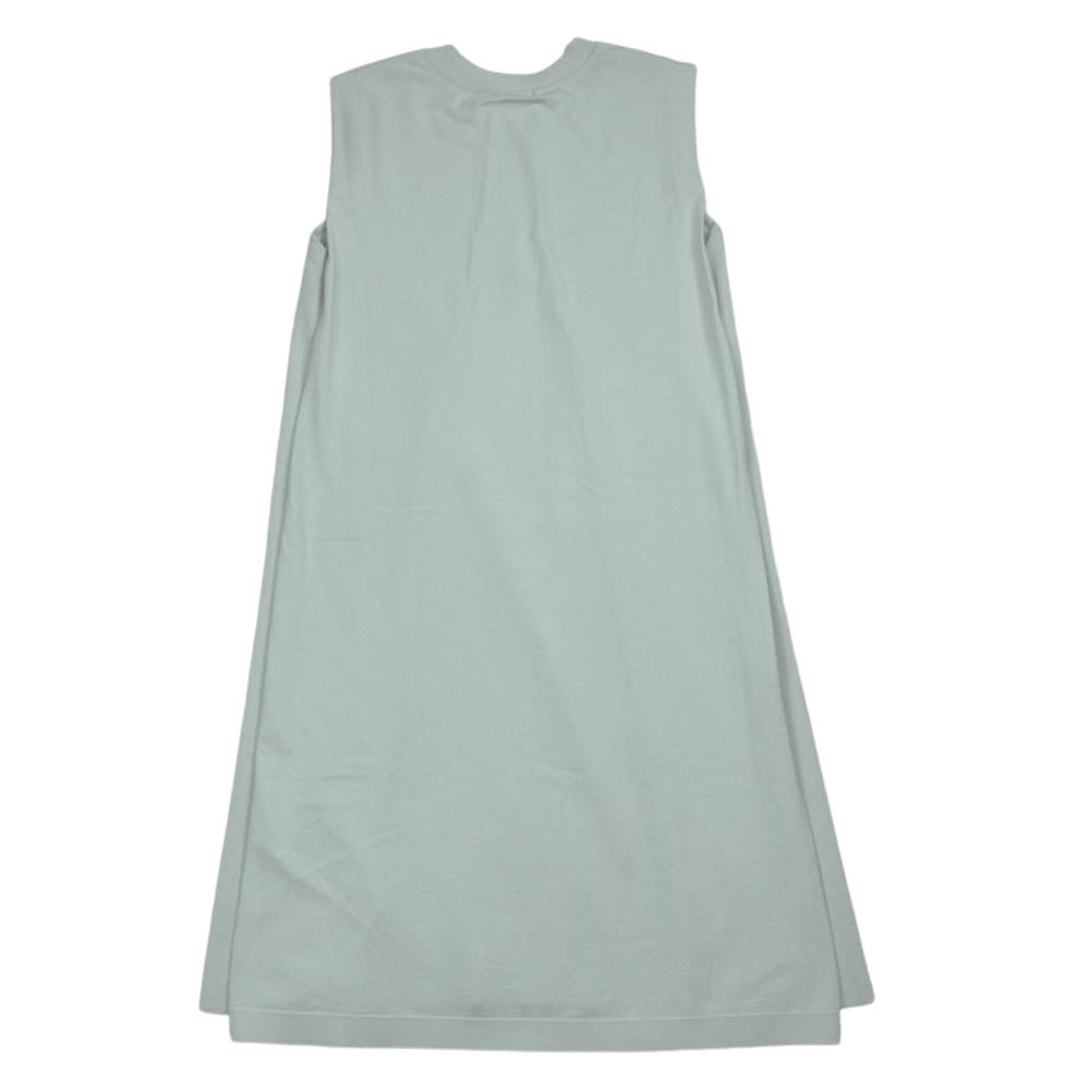 Emporio Armani エンポリオ・アルマーニ 3K2AW5 2M23Z ノースリーブ ニット ワンピース ルーマニア製 ライトグレー系 40【中古】