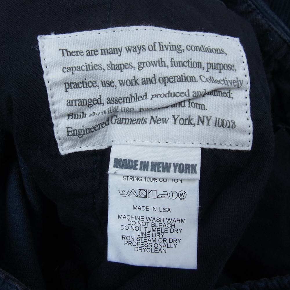 Engineered Garments エンジニアードガーメンツ コーデュロイ エマーソン イージー パンツ ネイビー系【中古】