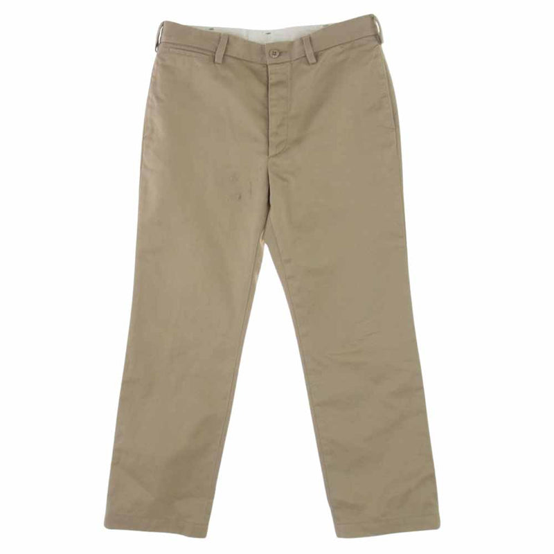 WACKO MARIA ワコマリア GP-103 BLANK LINE CHINO TROUSERS TYPE-2 チノパン トラウザー パンツ ベージュ系 L【中古】