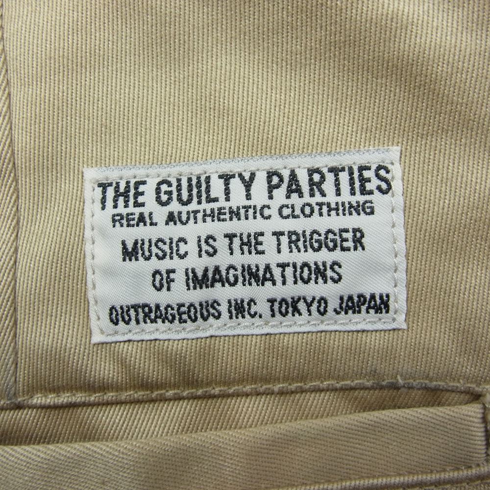 WACKO MARIA ワコマリア GP-103 BLANK LINE CHINO TROUSERS TYPE-2