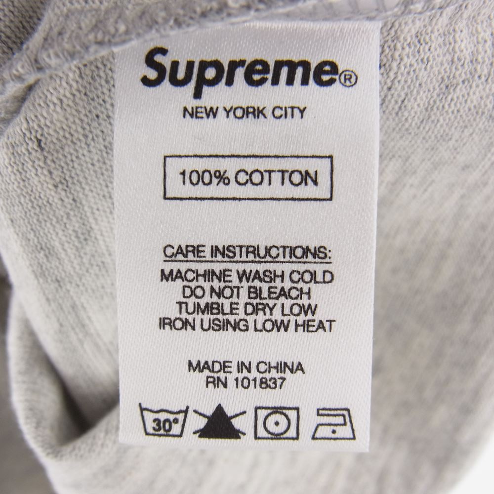 Supreme シュプリーム 18AW Peace S/S Top ロゴ プリント 半袖 Tシャツ グレー系 M【新古品】【未使用】【中古】