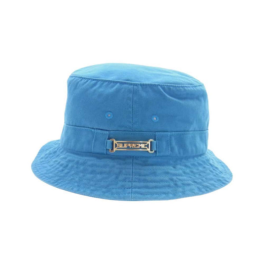 Supreme シュプリーム 20SS Name Plate Crusher Hat ネームプレート ハット 帽子 ブルー系 M/L【中古】