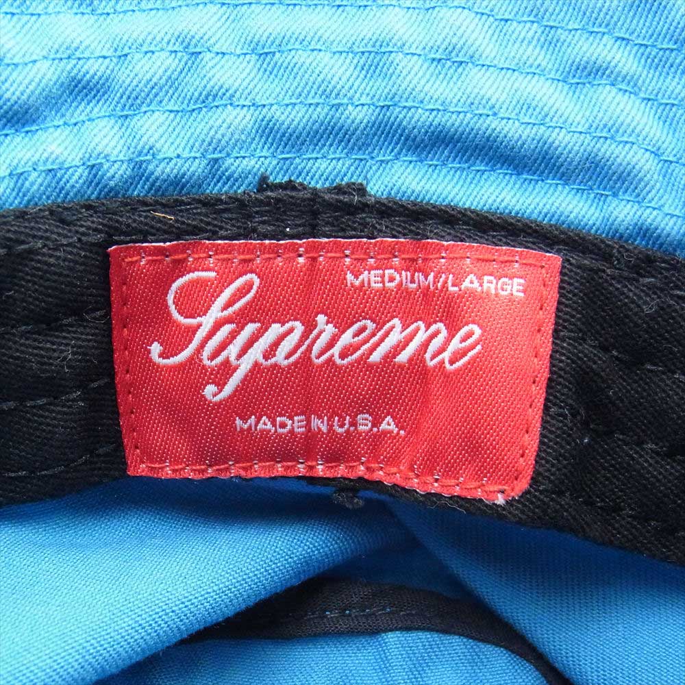 Supreme シュプリーム 20SS Name Plate Crusher Hat ネームプレート ハット 帽子 ブルー系 M/L【中古】