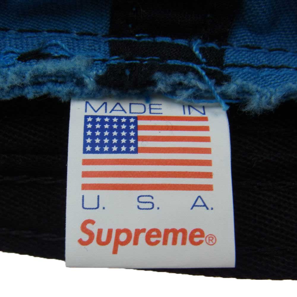Supreme シュプリーム 20SS Name Plate Crusher Hat ネームプレート ハット 帽子 ブルー系 M/L【中古】