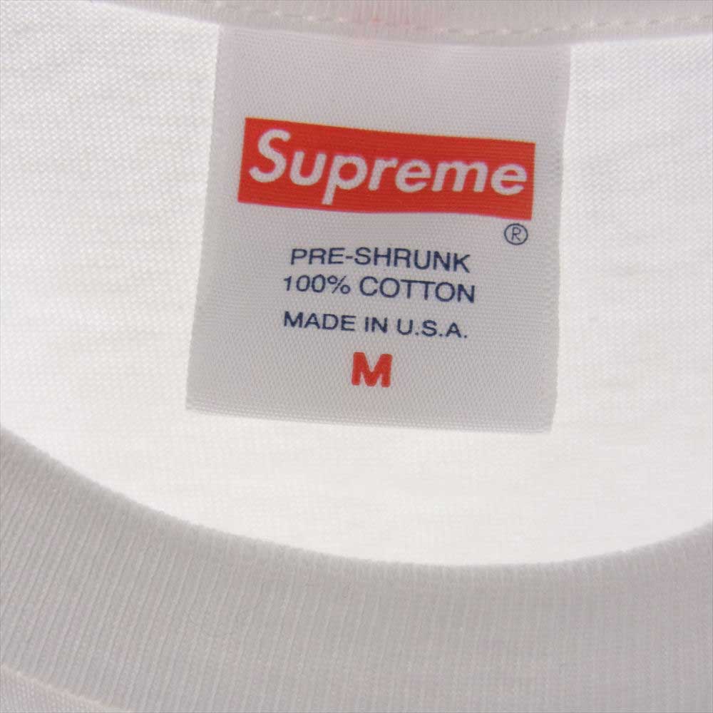 Supreme シュプリーム 21AW  Crash Tee クラッシュプリント 半袖 Tシャツ  ホワイト系 M【新古品】【未使用】【中古】
