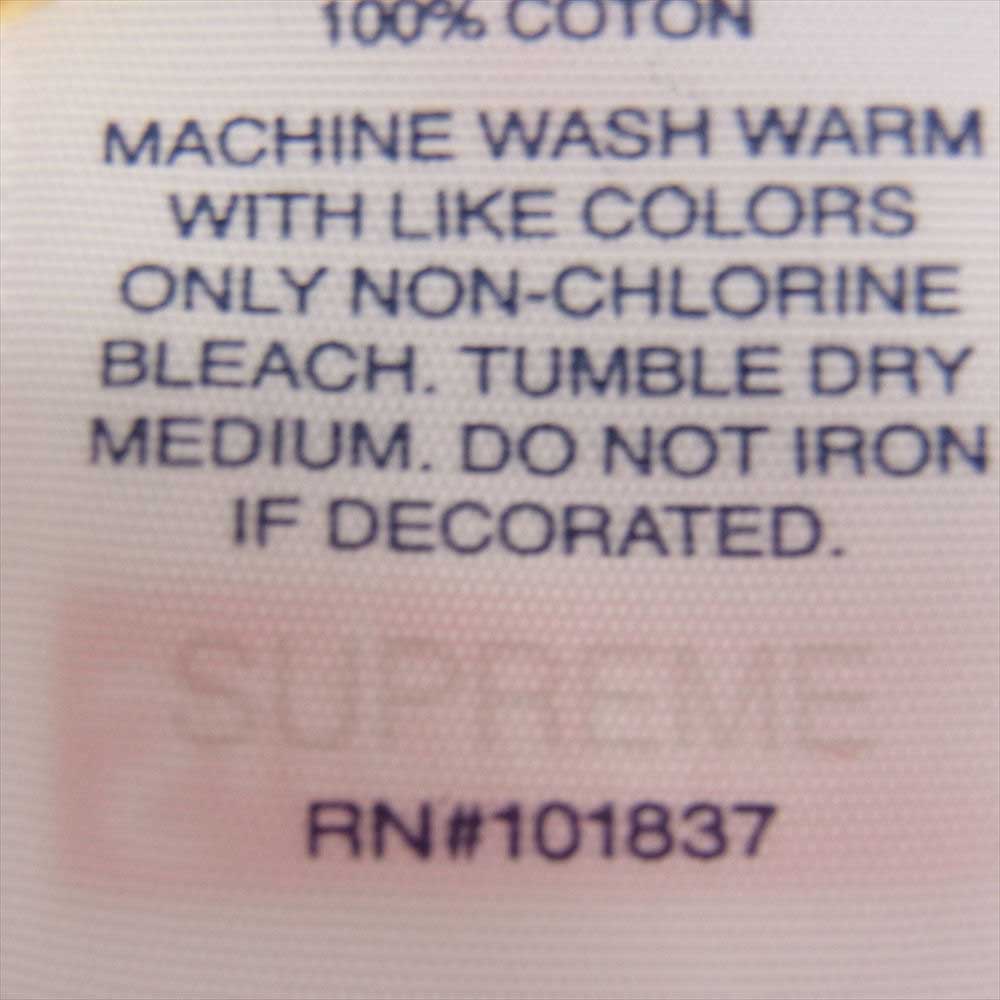 Supreme シュプリーム 21AW  Crash Tee クラッシュプリント 半袖 Tシャツ  ホワイト系 M【新古品】【未使用】【中古】