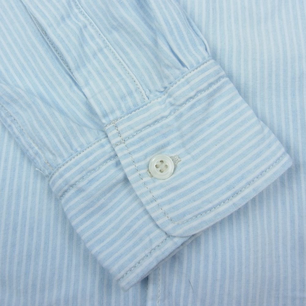 Ron Herman ロンハーマン 622070030-1071 コットン ストライプ 長袖 シャツ ブルー系 S【中古】