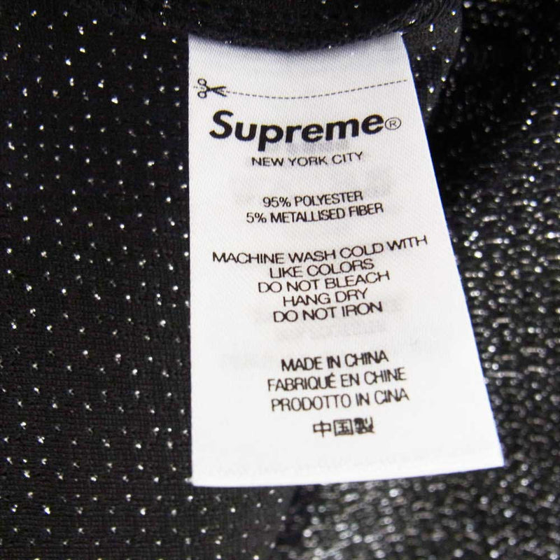 Supreme シュプリーム 22AW Lurex S/S Shirt 半袖シャツ ブラック系 XL【極上美品】【中古】