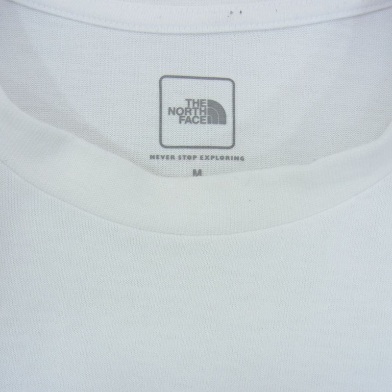 THE NORTH FACE ノースフェイス NT32052 Small Box Logo Tee スモール ボックス ロゴ 半袖 Tシャツ ホワイト系 M【中古】