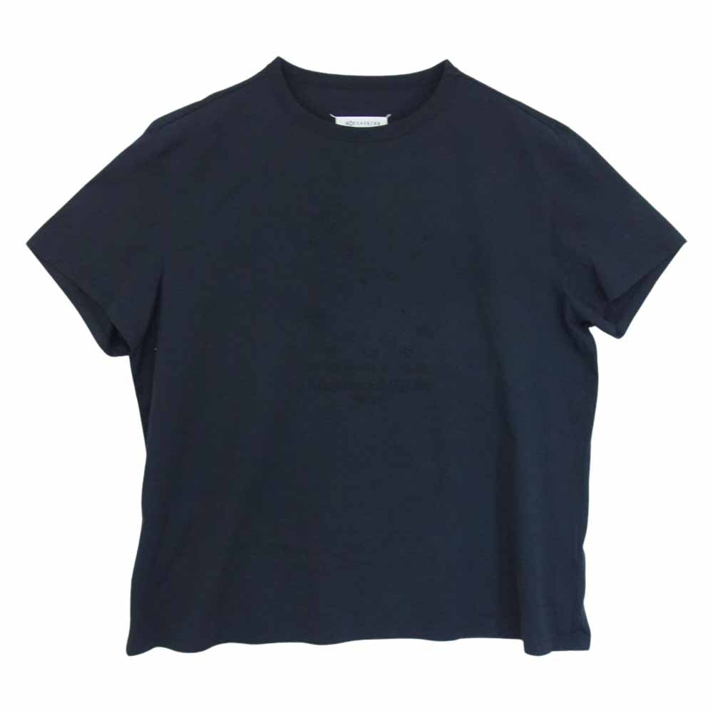 MAISON MARGIELA メゾンマルジェラ 23SS S50GC0684 S22816  カレンダー グラフィック ロゴ Tシャツ 半袖 ブラック系 XXXL【美品】【中古】