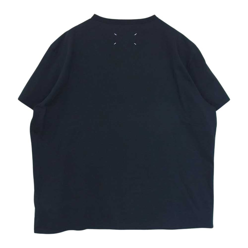 MAISON MARGIELA メゾンマルジェラ 23SS S50GC0684 S22816  カレンダー グラフィック ロゴ Tシャツ 半袖 ブラック系 XXXL【美品】【中古】