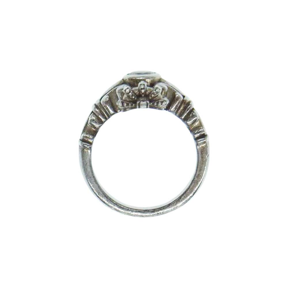 Justin Davis ジャスティンデイビス SRJ326 Darling Gem RING クラウン ストーン リング シルバー系 12号【中古】