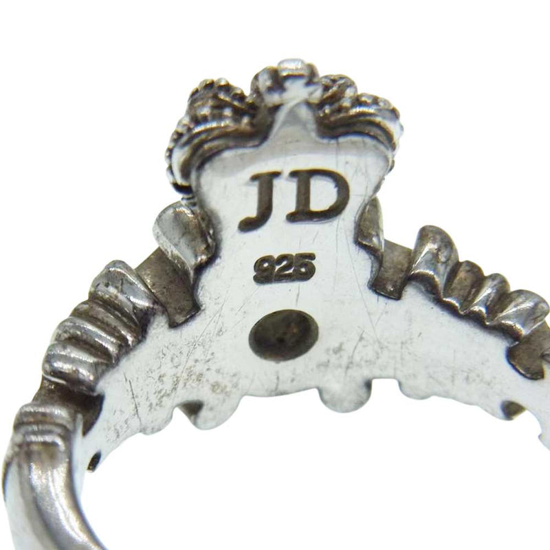 Justin Davis ジャスティンデイビス SRJ326 Darling Gem RING クラウン ストーン リング シルバー系 12号【中古】