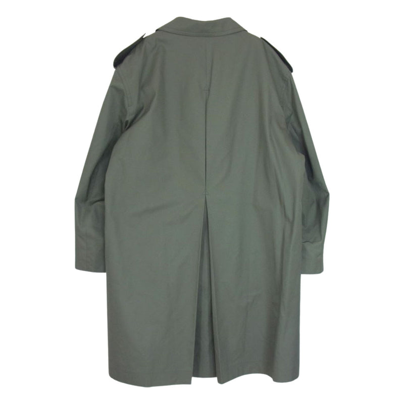 フランス陸軍 SOCOBA BAR LE DUC COAT ミリタリー ステンカラー ダック コート  カーキ系 サイズ表記無【中古】