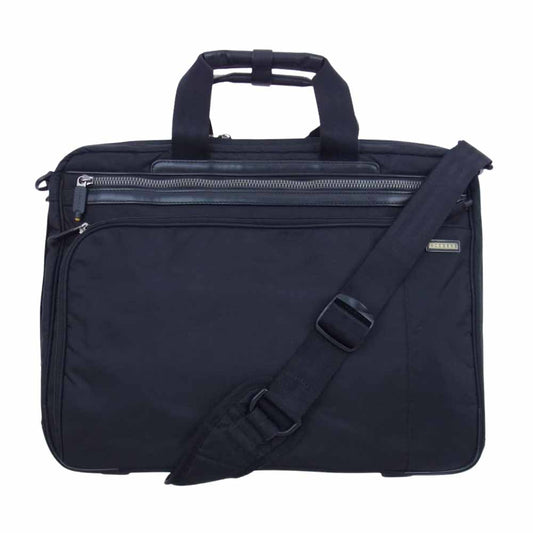 エースジーン 2WAY ビジネスバッグ ブリーフケース ブラック系【中古】