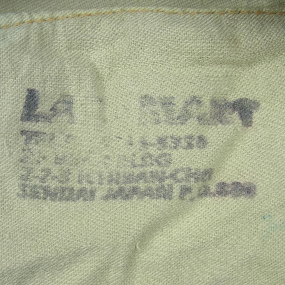 Levi's リーバイス 60s Vintage ヴィンテージ BIGE 刻印W Vステッチ 両面タブ 赤耳 デニム パンツ ジーンズ インディゴブルー系 W36【中古】