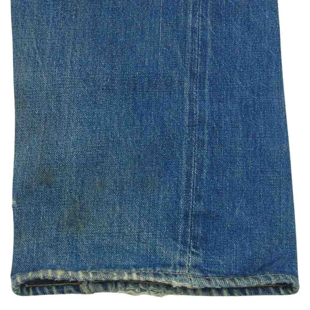 Levi's リーバイス 60s Vintage ヴィンテージ BIGE 刻印W Vステッチ 両面タブ 赤耳 デニム パンツ ジーンズ インディゴブルー系 W36【中古】