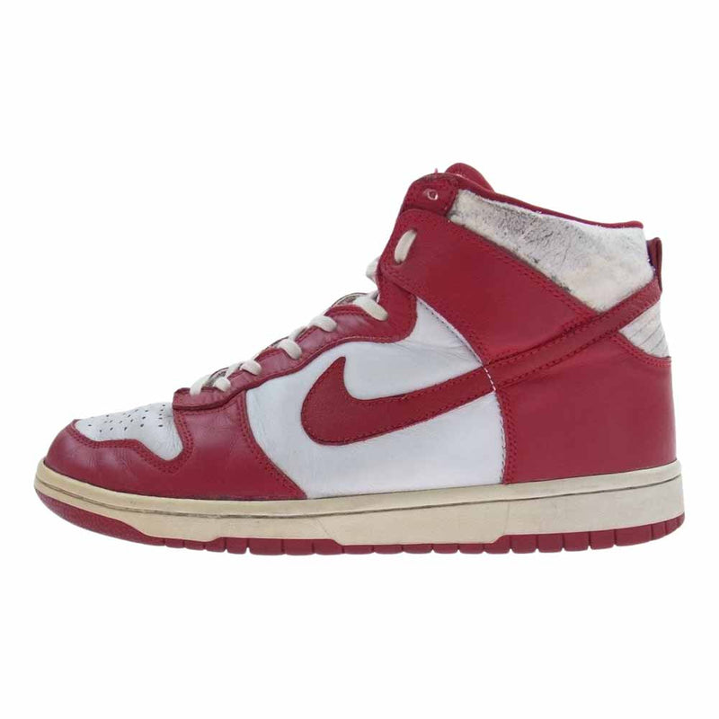 NIKE ナイキ 304717-661 DUNK HIGH 2002 VARSITY ダンクハイ  レッド系 オフホワイト系 26.5cm【中古】