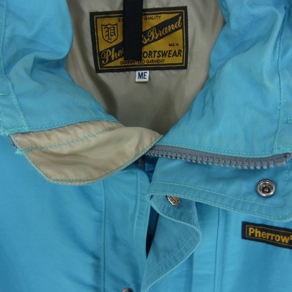 Pherrow's フェローズ マウンテンパーカ ブルー系 ME【中古】