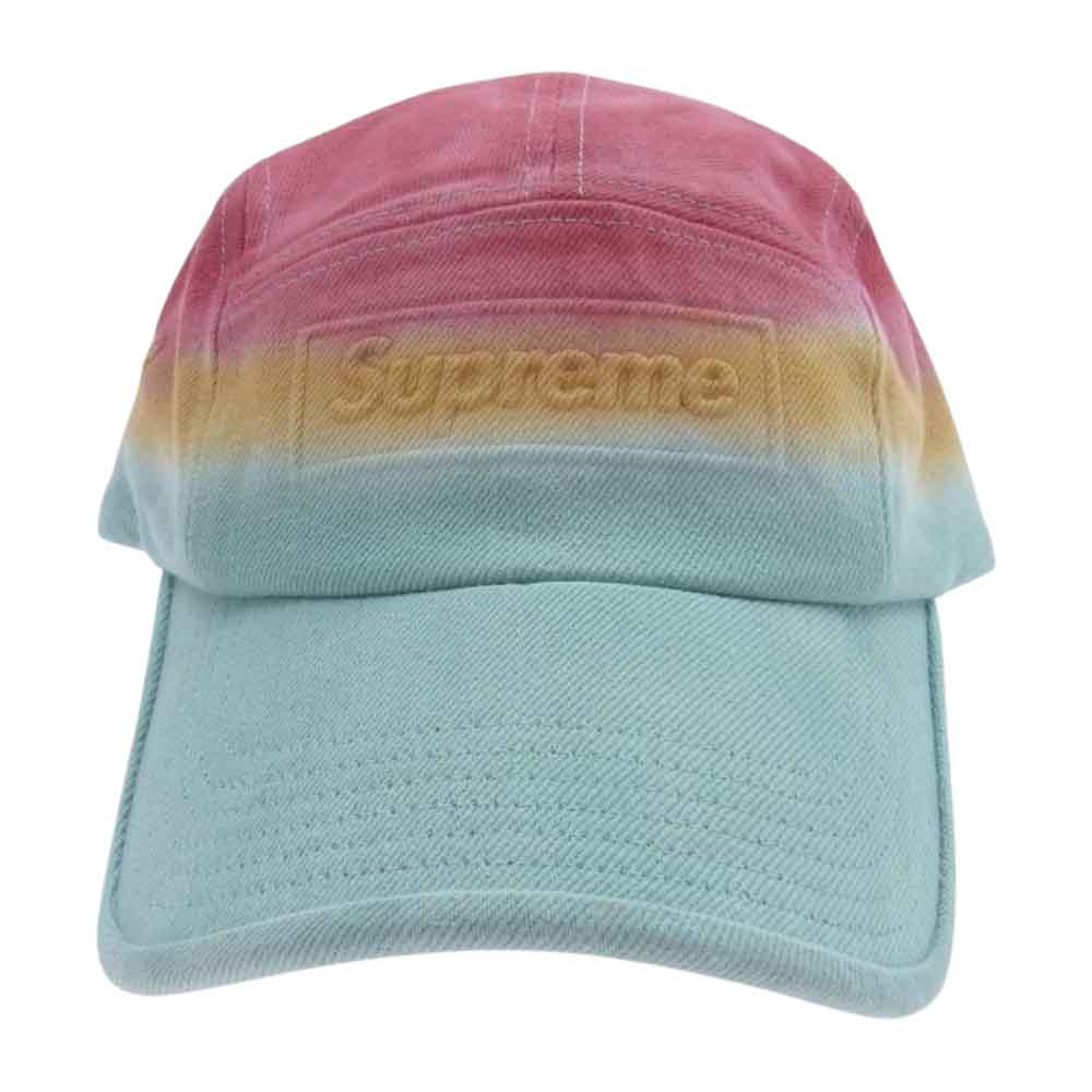 Supreme シュプリーム 20SS embossed denim camp cap ボックスロゴ エンボス デニム キャンプ キャップ マルチカラー系【中古】