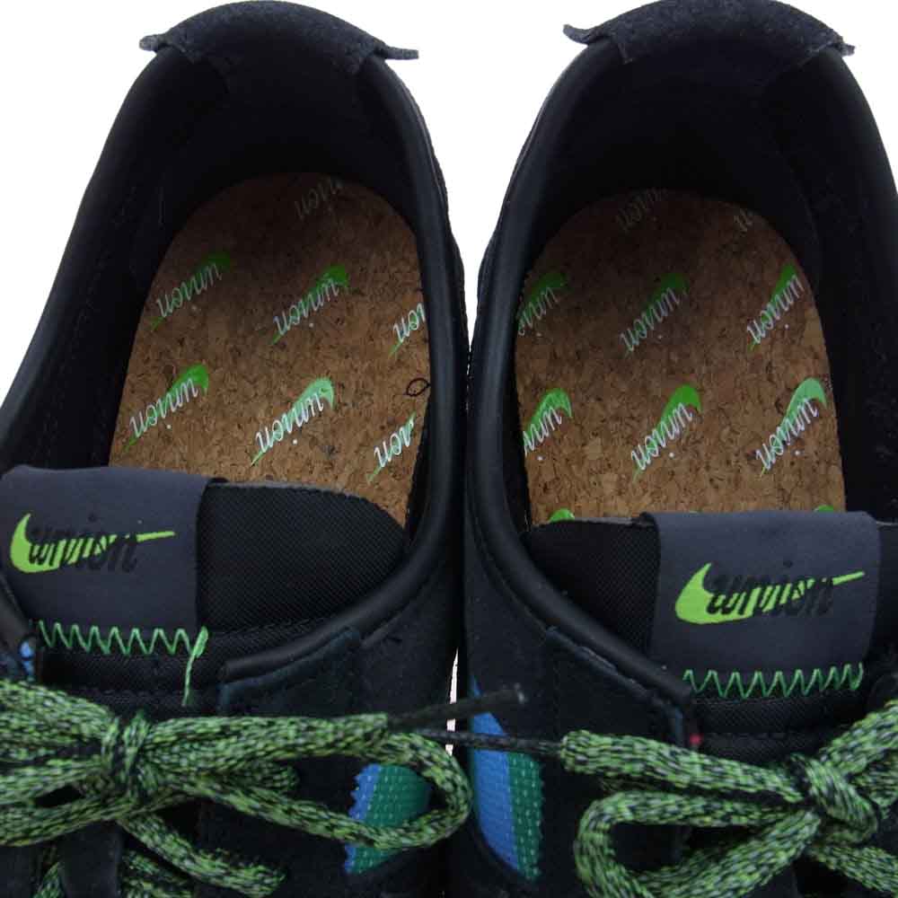 NIKE ナイキ × UNION ユニオン DR1413-001 Cortez Black スニーカー ブラック系 29.5cm【美品】【中古】