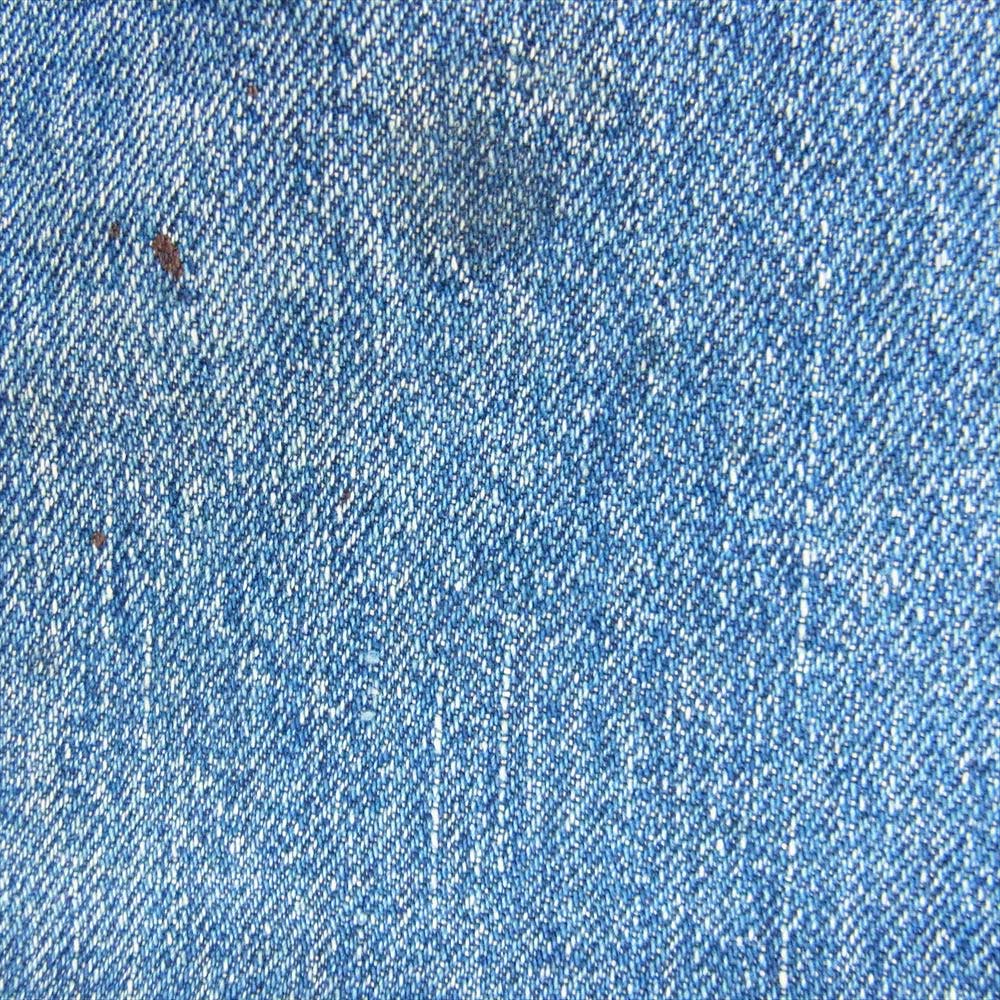 Levi's リーバイス 50s 60s 501XX オリジナル ヴィンテージ デニムパンツ 刻印S 足長R Vステッチ ループズレ 赤耳 リペア  インディゴブルー系【中古】